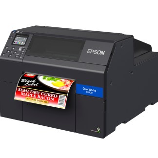 Printer, Epson ColorWorks, C6500A, Matte, 8.00" Wide, Autocutter
