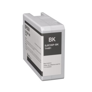 Ink, Epson ColorWorks, C6000/C6500, Black, Gloss, 80mL
